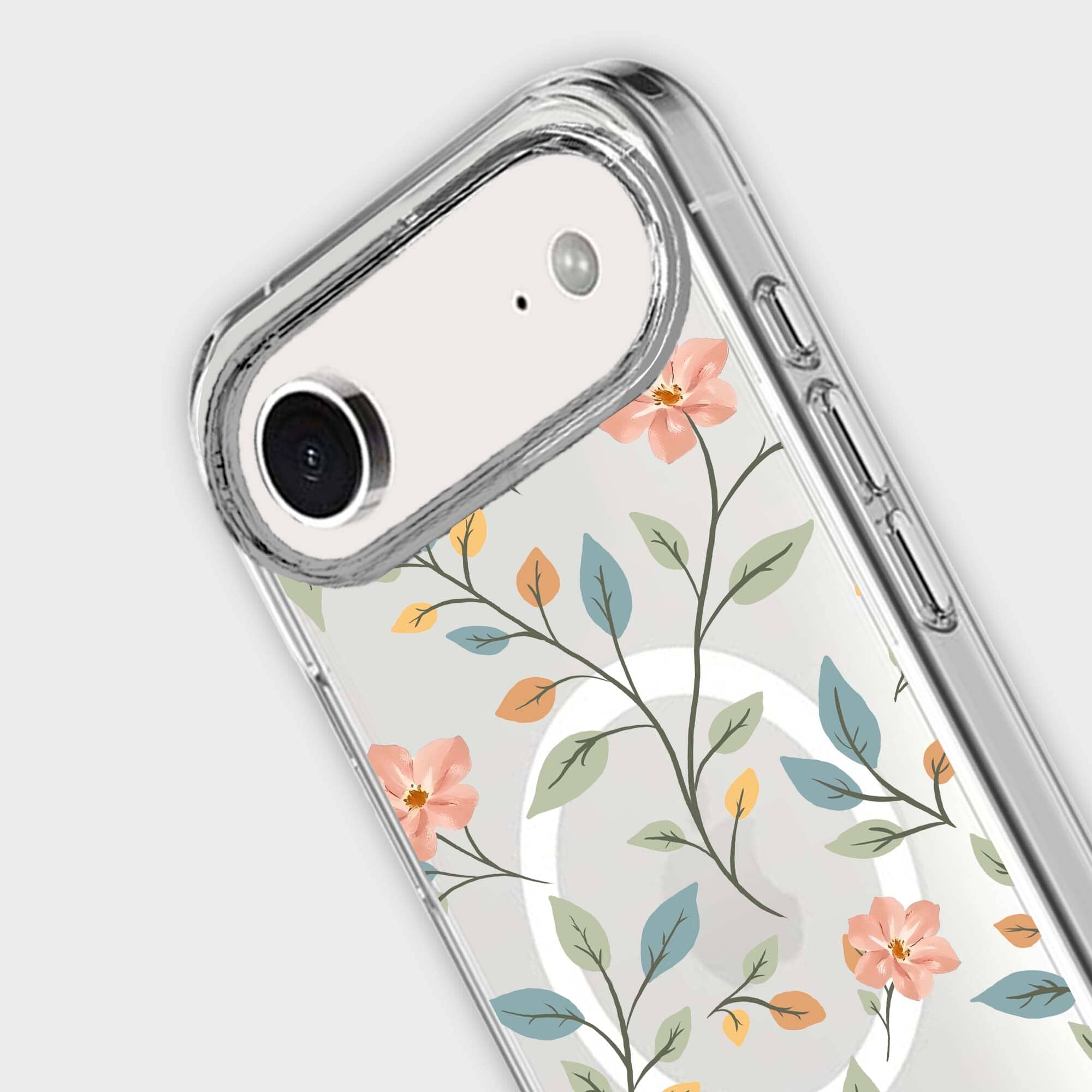 iPhone Air Easter Floral Clear Case With MagSafe