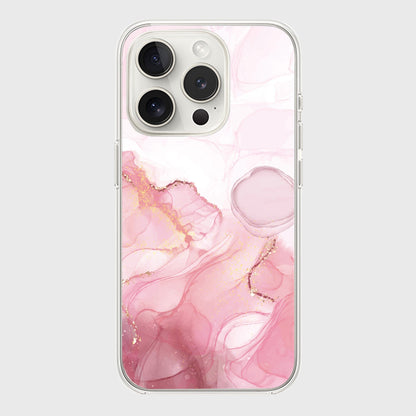 iPhone 15 Pro Case With MagSafe - Pink Marble