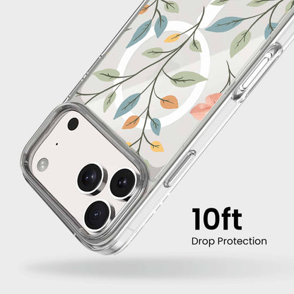 MagSafe iPhone 17 Pro Max Easter Floral Clear Case