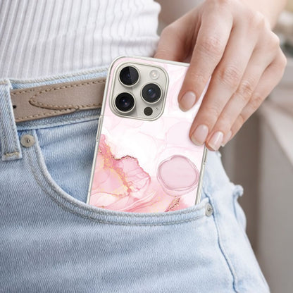 iPhone 16 Pro Case With MagSafe - Pink Marble