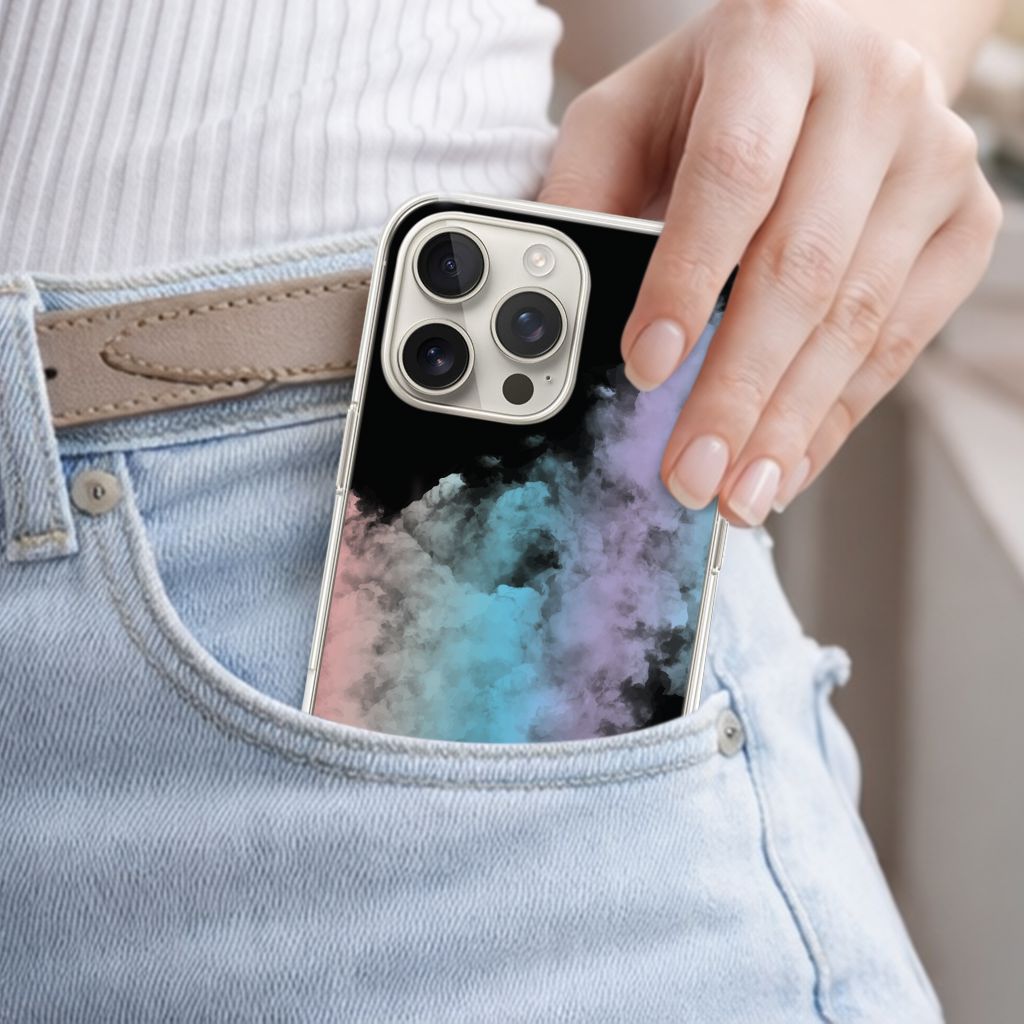 iPhone 16 Pro Max Case With MagSafe - Rainbow Cloud