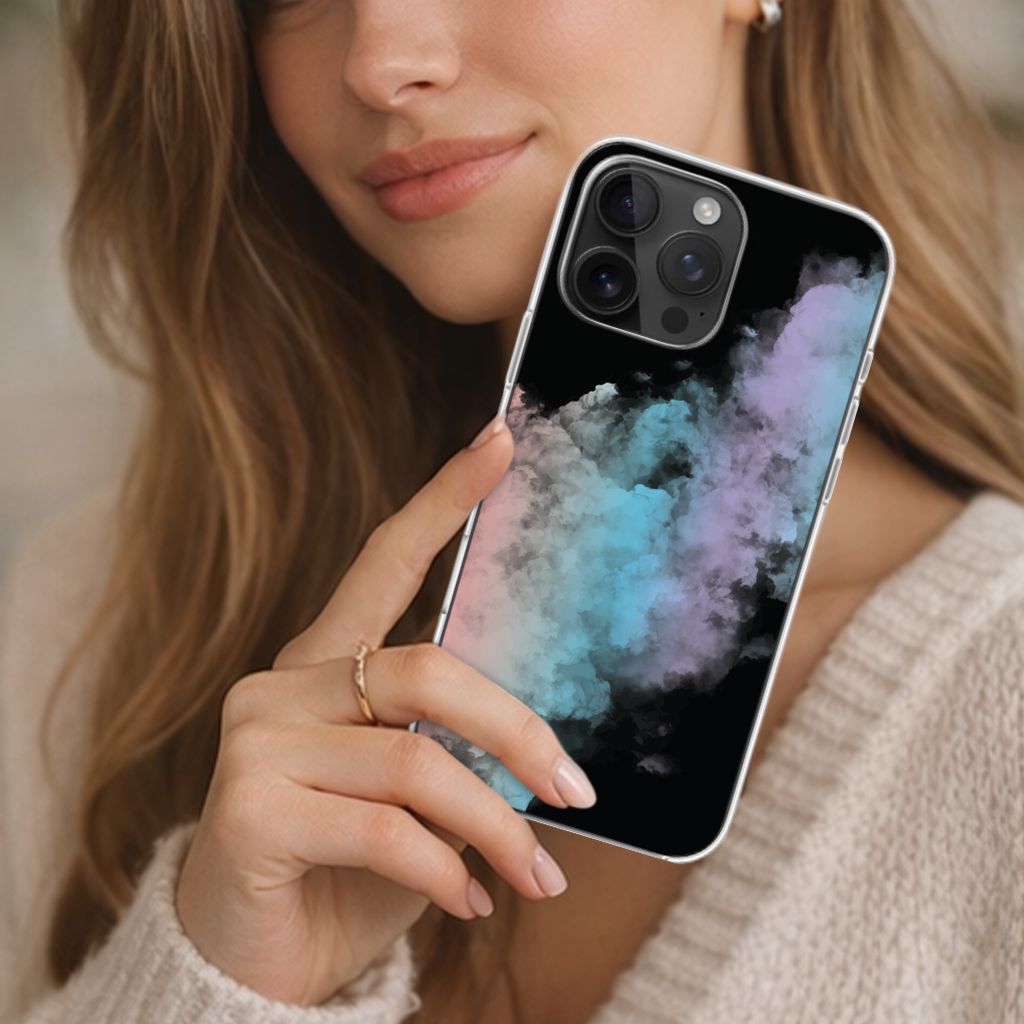 iPhone 16 Pro Max Case With MagSafe - Rainbow Cloud