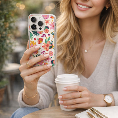 iPhone 15 Pro Case With MagSafe - Spring Flower