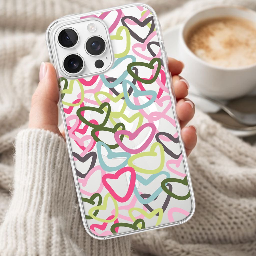 iPhone 16 Pro Max Clear Case - Graffiti Design
