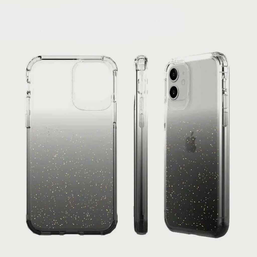 iPhone 11 Pro Clear Case - Sparkle Glitter Design