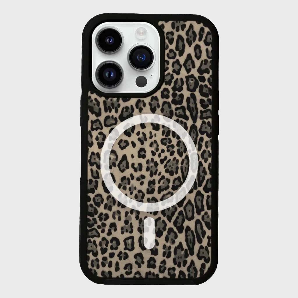 MagSafe Phone 14 Pro Max Leopard Case