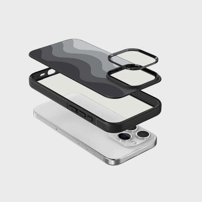 iPhone 15 Pro Case With MagSafe - Black Wave