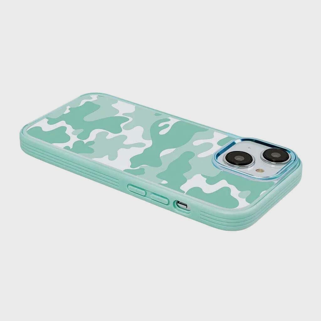 MagSafe iPhone 14 Teal Camo Case