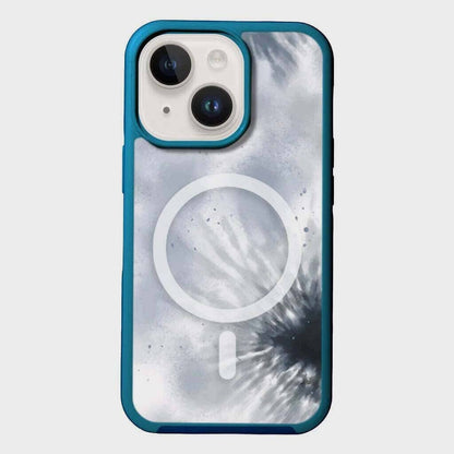 MagSafe iPhone 13 Blue Tie Dye Case