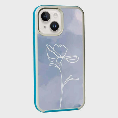 MagSafe iPhone 13 Blue Flower Case