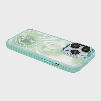 iPhone 15 Pro Case With MagSafe - Green Tie Dye