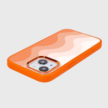 MagSafe iPhone 14 Orange Wave Case