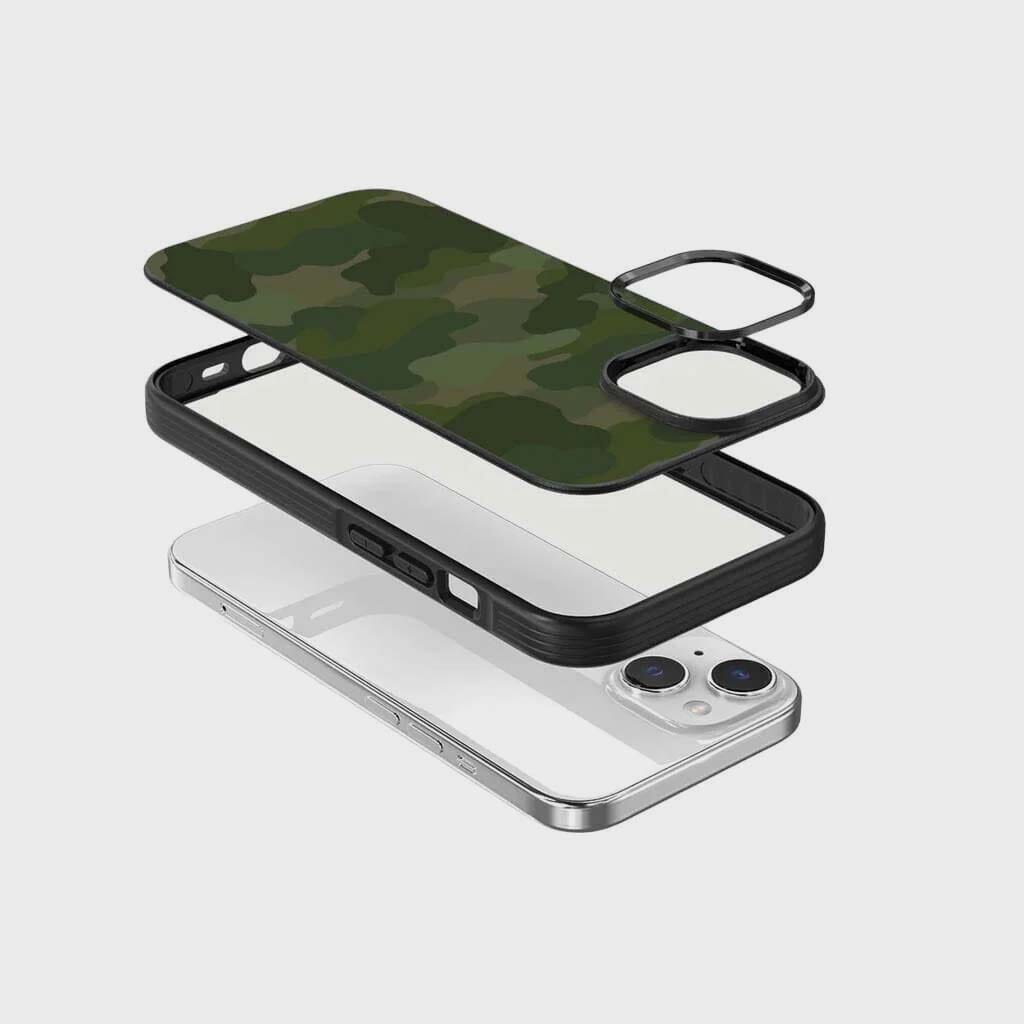 MagSafe iPhone 13 Green Camo Case