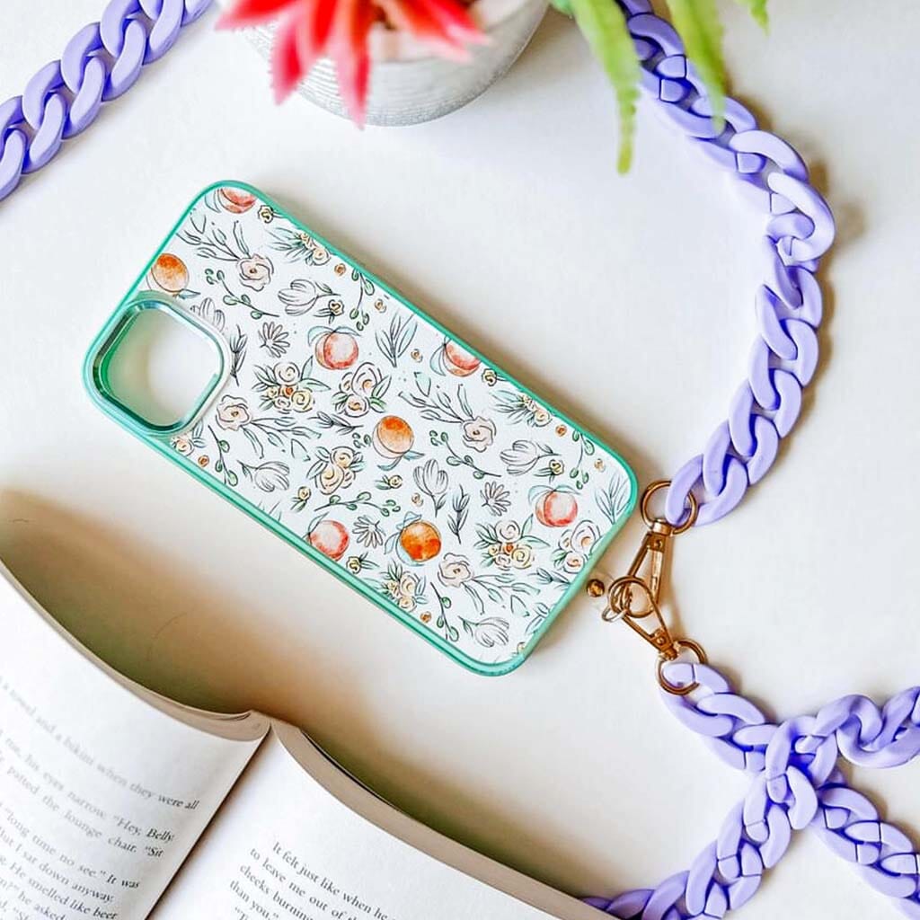 Purple Crossbody Phone Chain