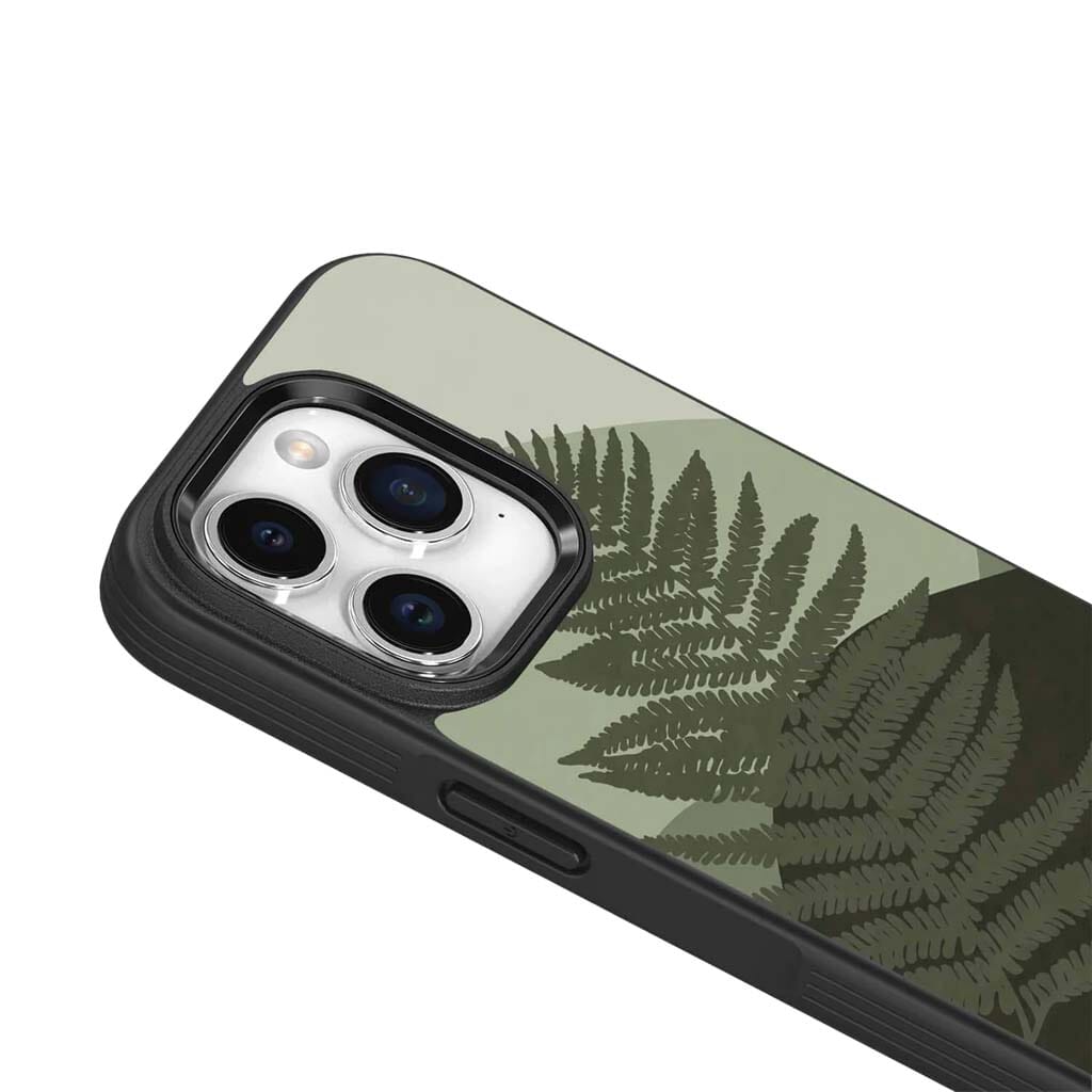 iPhone 15 Pro Max Case With MagSafe - Green Leaf
