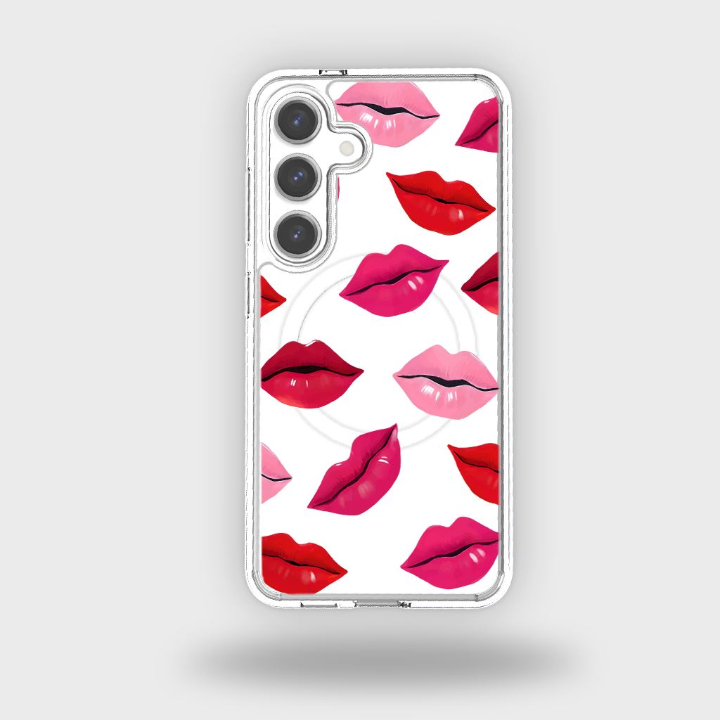 Samsung Galaxy S24 Lips Design Clear Case