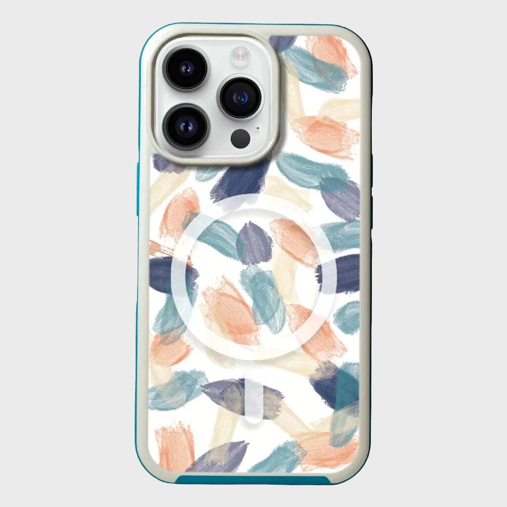 MagSafe iPhone 14 Pro Max Pastel Abstract Case