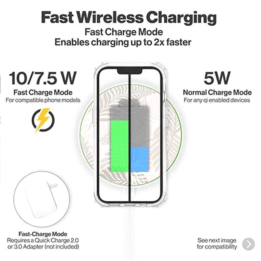 White Leaf - Wireless Charging Pad