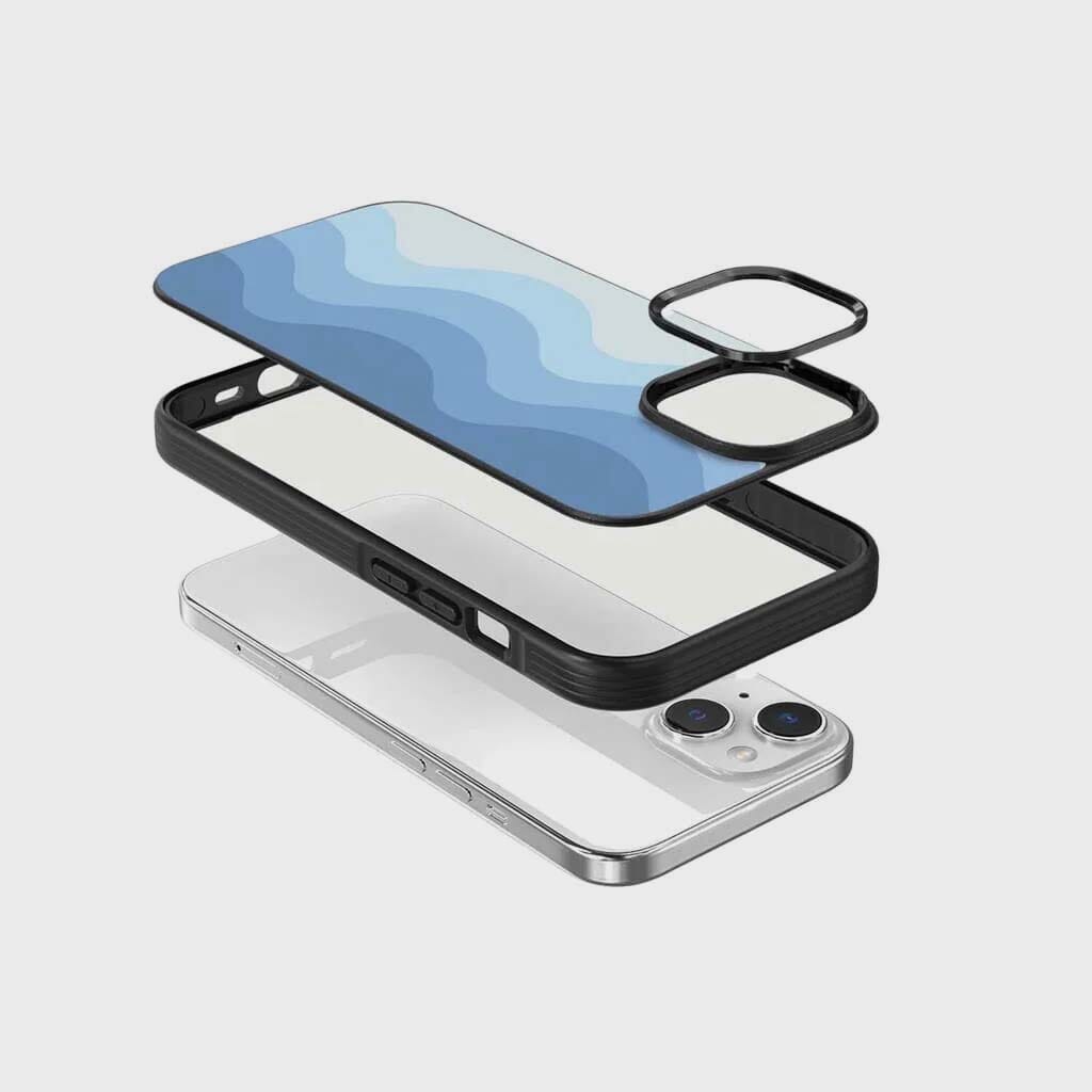 iPhone 15 Case With MagSafe - Blue Wave