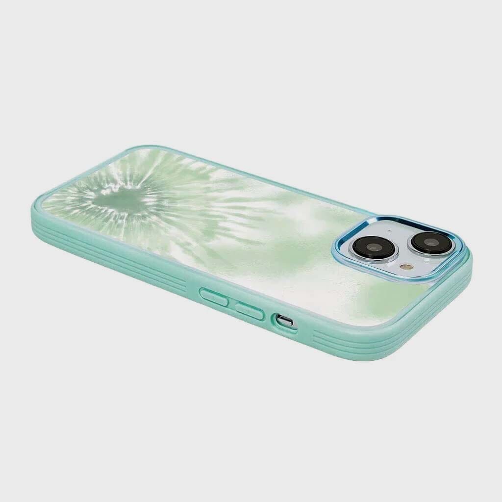 iPhone 15 Case With MagSafe - Green Tie Dye