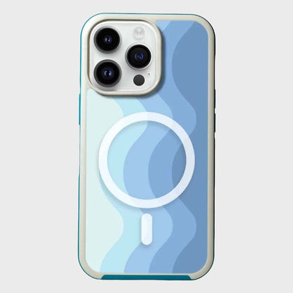 MagSafe iPhone 14 Pro Blue Wave Case