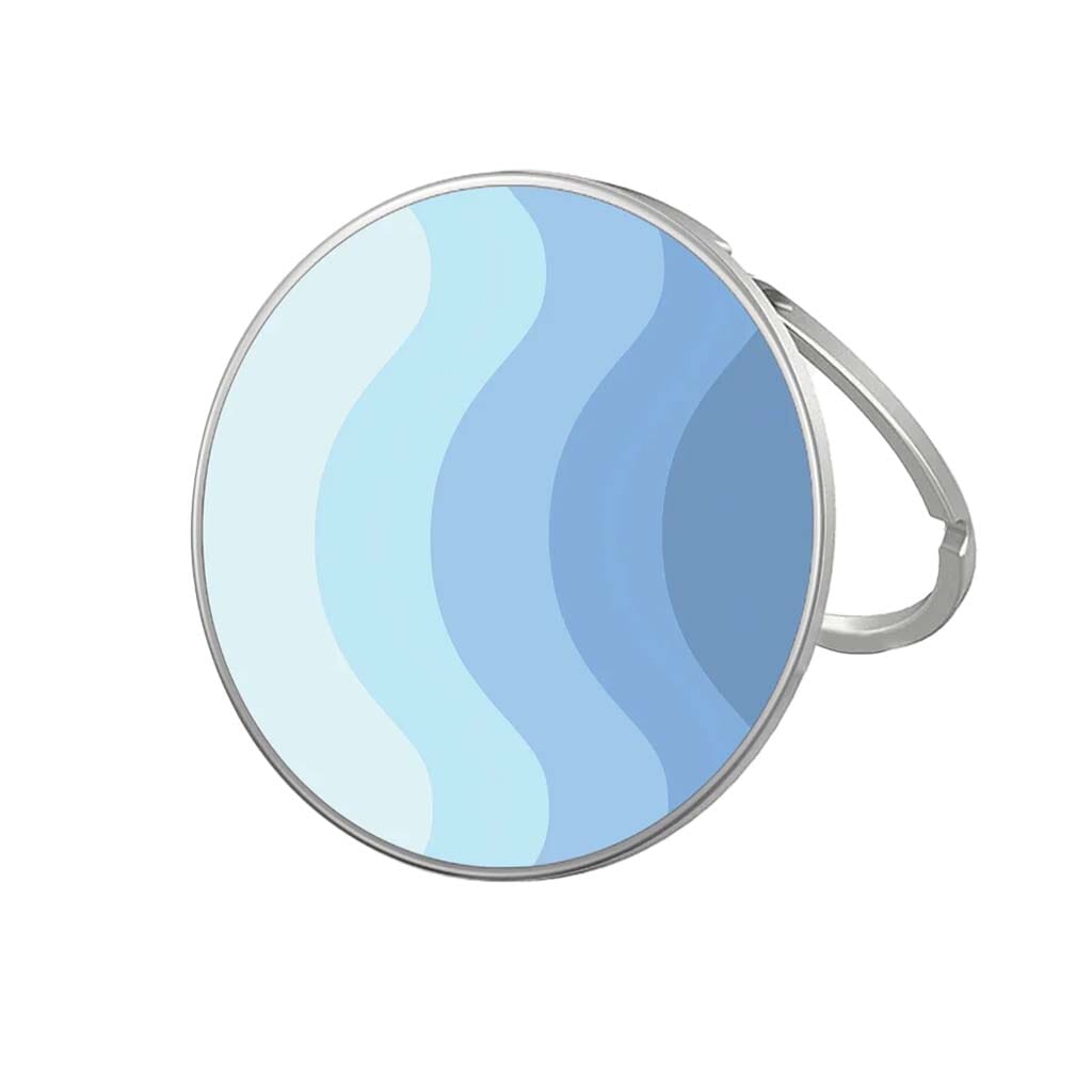 MagSafe Wireless Charger - Blue Wave Pattern