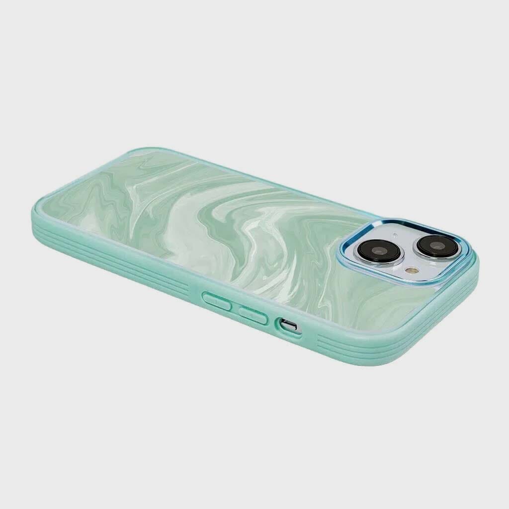 MagSafe iPhone 14 Teal Swirl Case