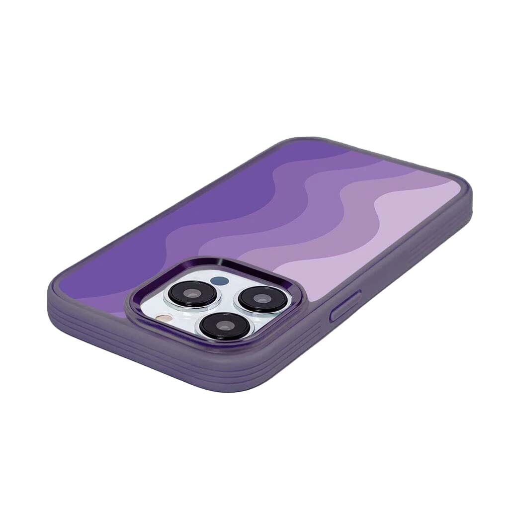 iPhone 15 Pro Case With MagSafe - Purple Wave