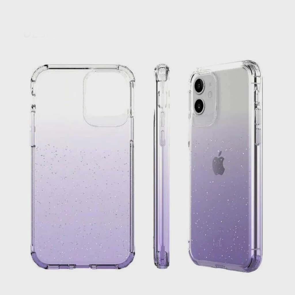 iPhone 11 Pro Clear Case - Sparkle Glitter Design