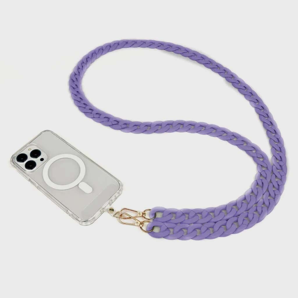 Purple Crossbody Phone Chain