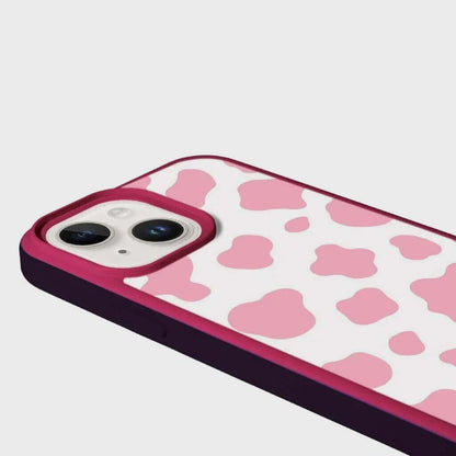 MagSafe iPhone 13 Pink Cow Print Case