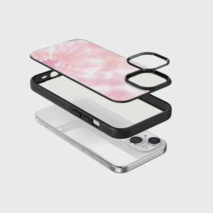 iPhone 15 Case With MagSafe - Pink Tie Dye