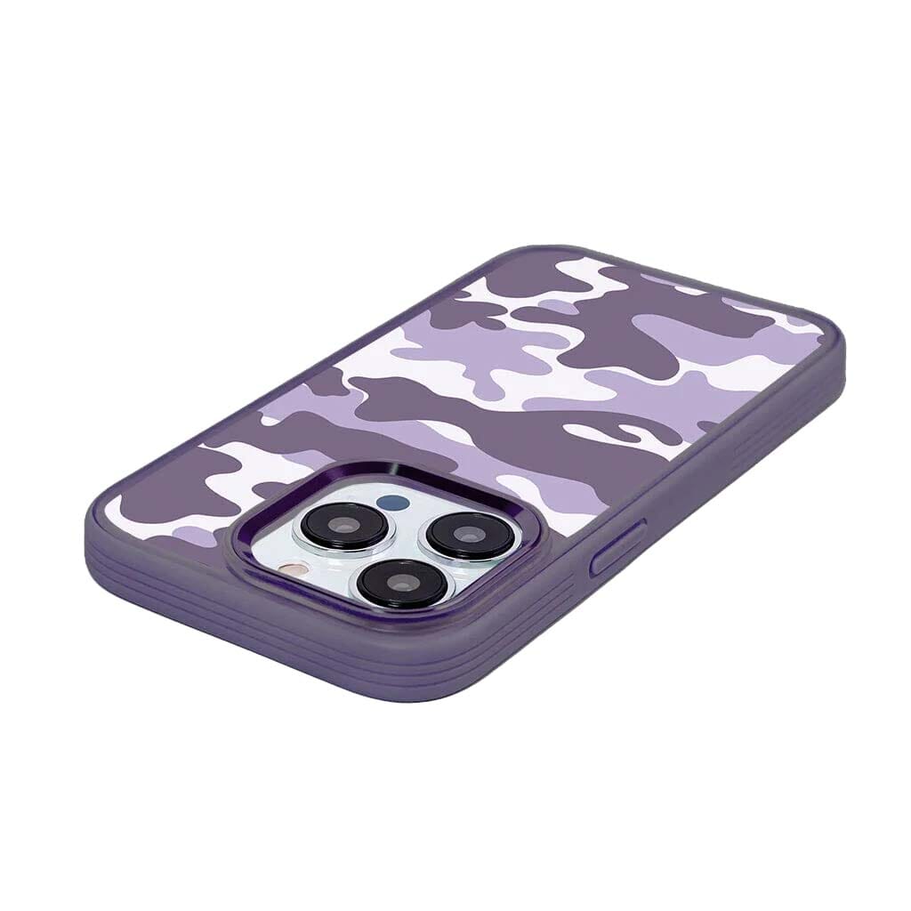 iPhone 15 Pro Max Case With MagSafe - Purple Camo