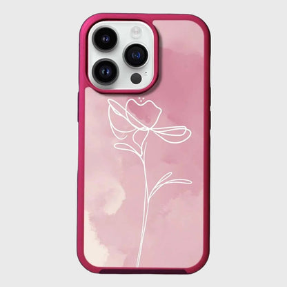 MagSafe iPhone 13 Pro Pink Flower Case