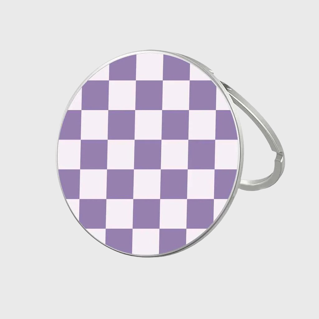 MagSafe Fast Wireless Charger - Purple Checkerboard