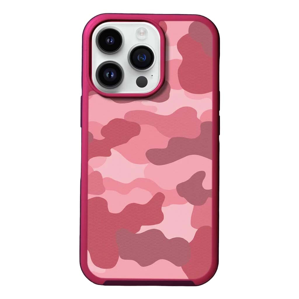 MagSafe iPhone 14 Pro Max Pink Camo Case