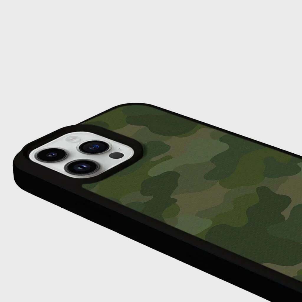 MagSafe iPhone 13 Pro Green Camo Case