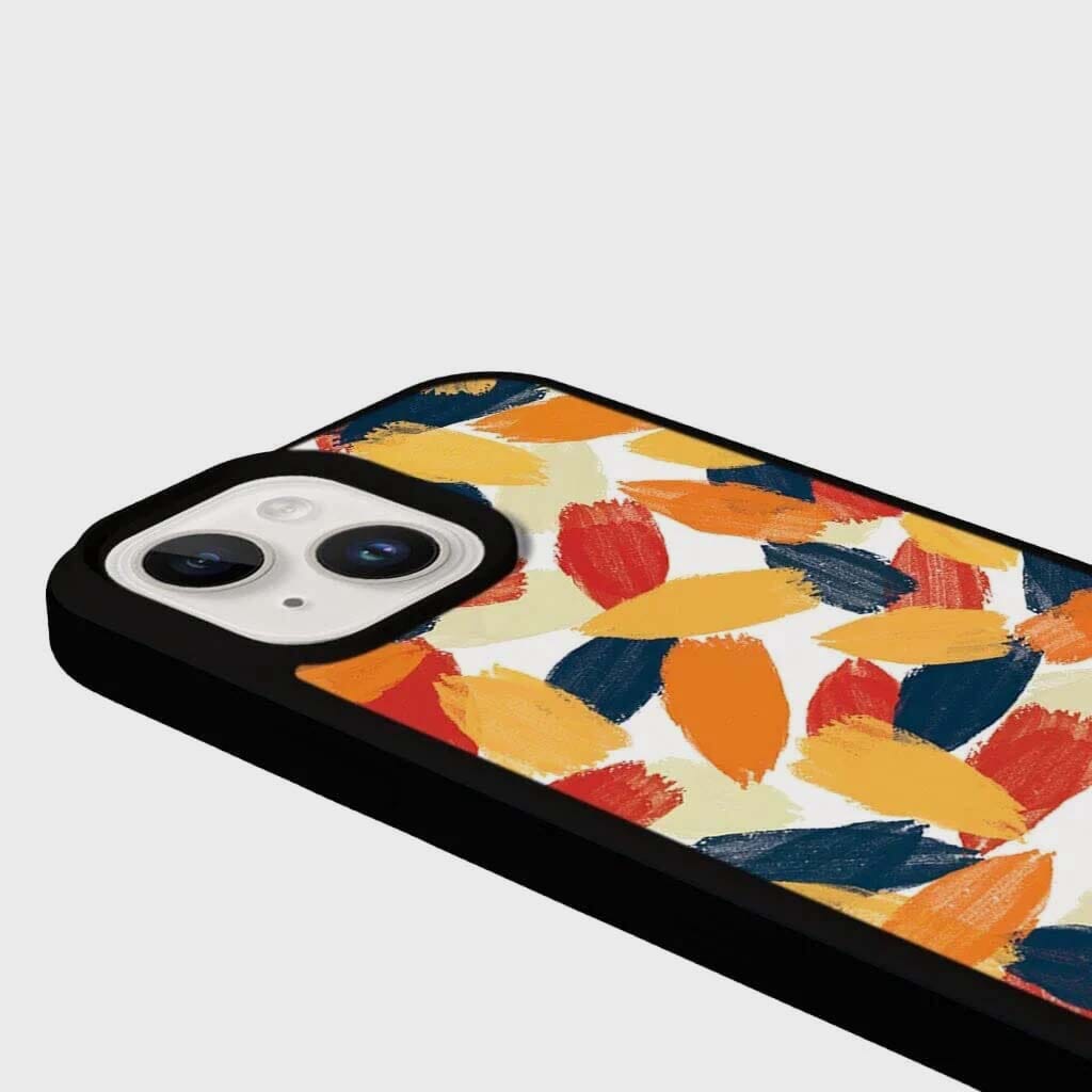 MagSafe iPhone 14 Plus Orange Abstract Case