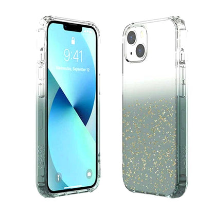 iPhone 13 Mini Clear Case - Sparkle Glitter Design