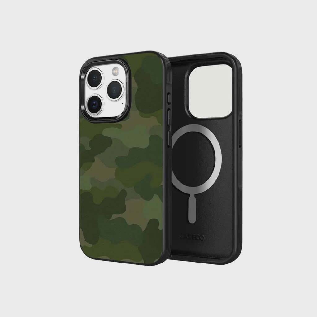 iPhone 15 Pro Case With MagSafe - Green Camo