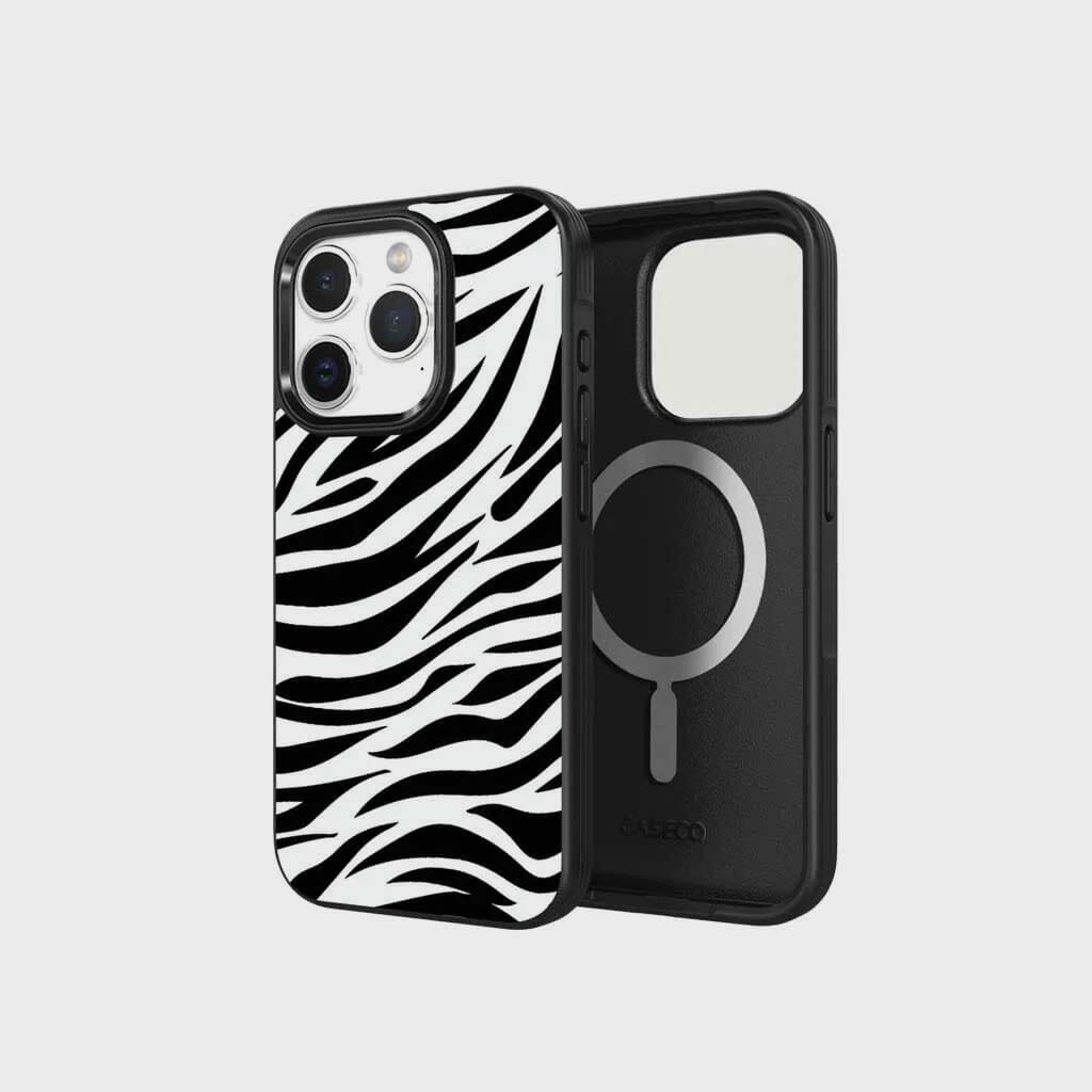 iPhone 15 Pro Max Case With MagSafe - Zebra