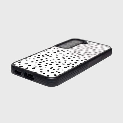 White Polka Dots Samsung Galaxy S22 Case