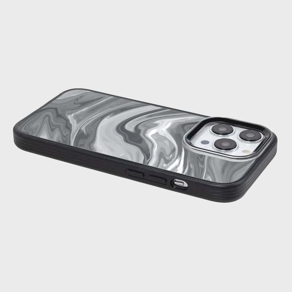 MagSafe iPhone 14 Pro Black Swirl Case