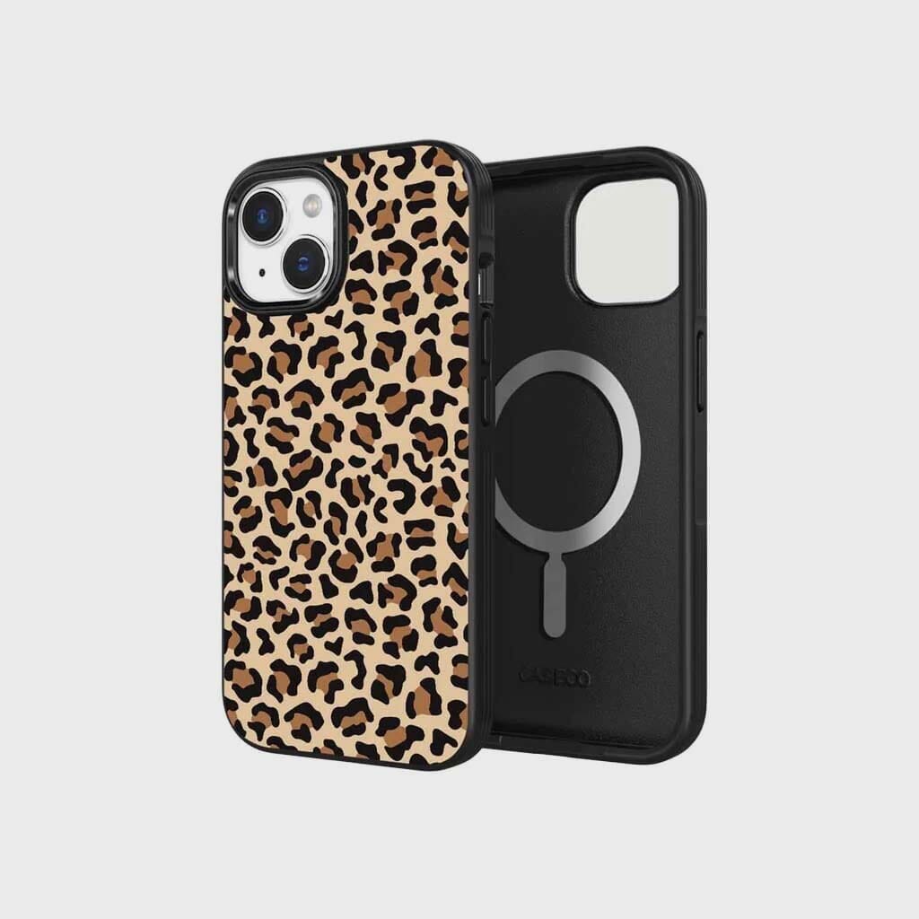 iPhone 15 Plus Case With MagSafe - Brown Leopard