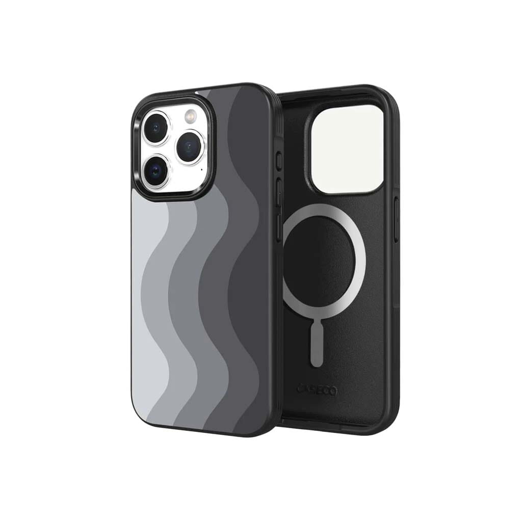 iPhone 15 Pro Max Case With MagSafe - Black Wave