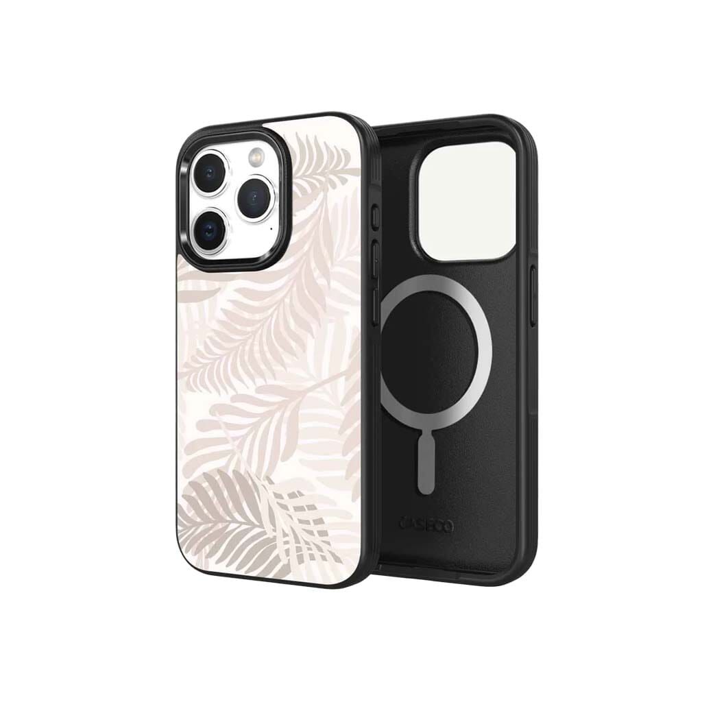 iPhone 15 Pro Max Case With MagSafe - White Leaf