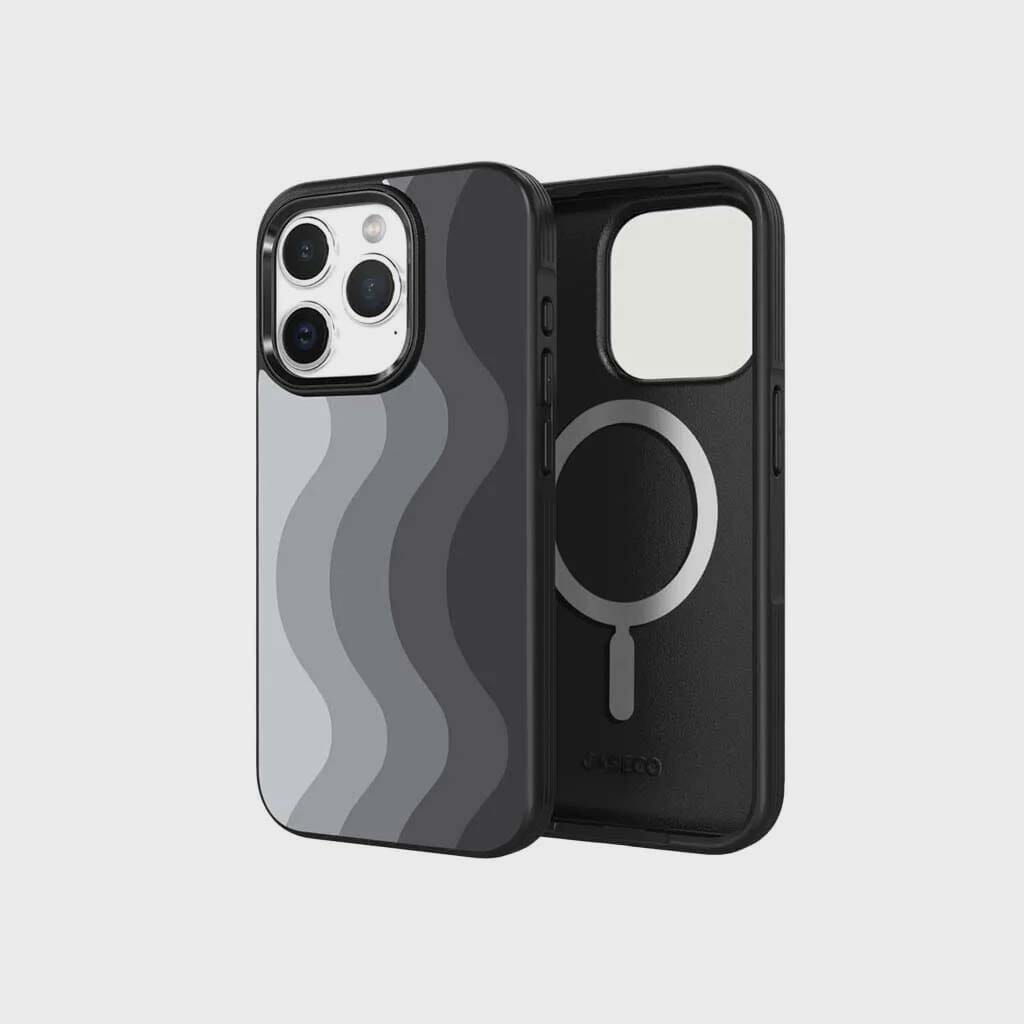 iPhone 15 Pro Case With MagSafe - Black Wave