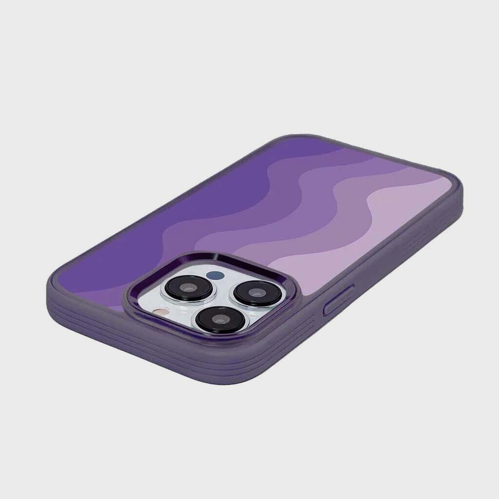 iPhone 15 Pro Max Case With MagSafe - Purple Wave