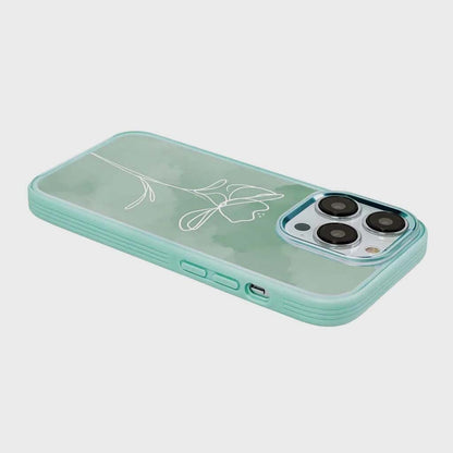 iPhone 15 Pro Max Case With MagSafe - Green Flower