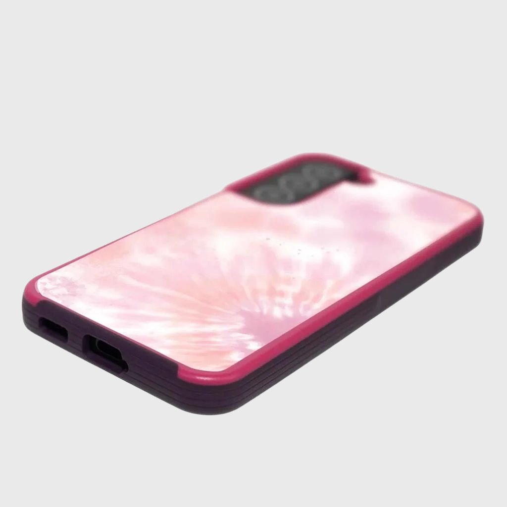 Pink Samsung Galaxy S22 Tie Dye Case